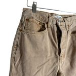 RE/DONE 70’s Ultra High Rise Stove Pipe Washed Khaki Straight Jeans Size 26 Photo 3