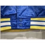 Pro Standard Warriors Satin Jacket Large L FLAW AS IS Blue Photo 4