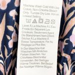 J.Crew  V-Neck Mini Dress Floral Fields Navy Smocked Waist Ruffle Neck Medium Photo 12