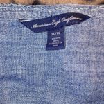 American Eagle GUC  Shirt Women’s Size XL AE Denim Pullover Long Sleeve Top Photo 1