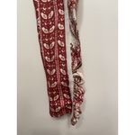 Free People Movement Printed Leggings Women XS You're A Peach Ruched Red Boho Photo 4