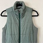 Athleta  Jasper Green Zipper Closure Puffer Vest Women’s Size Small Photo 2