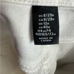 Gap white high rise crop kick raw hem jeans size 29 NWOT Photo 7