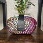 Desenyo Buntal‎ Straw Purse/Clutch Pink Photo 4