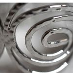 Source Unknown NWOT Black Onyx Oval Stone Hammered Filigree Butterfly Spring Latch 6" Bracelet Photo 3