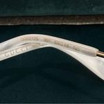 Gucci Pearl/ Gold Studded Cat Eye Sunglasses in Black-Gray, GG0212S, BRAND NEW Photo 9