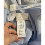 Alfred Angelo Blue & White Floral Crepe Halter Gown SZ 8 Photo 6