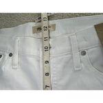 Madewell Womens Mid Rise Kick Out Ankle Length Jeans Pure White Size 32 Photo 8