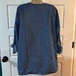 Vermont country store vintage denim blouse medium Blue Photo 3