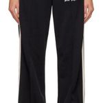 Palm Angels Track Pants Womens Large 44 Black Striped Wide Leg Street Sporty US8 Photo 1