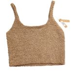 SKIMS NEW  Cozy Knit Tank Top 2X/3X Camel Tan Photo 0