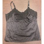 Vintage‎ Dixie Belle Black Lace Camisole Tank Top Size 42 Made in USA Whimsigoth Size L Photo 0