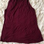Westport Burgundy Wine Sleeveless Detailed Blouse Photo 2