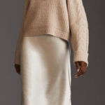 Anthropologie  satin sweater dress Photo 0