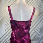 Cinq a Sept Alexa Dress Tie Dye Satin Midi Hippie Boho Slits Size 4 Pink Photo 8