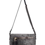 David Jones saddle bag style cross body bag NEW Gray Photo 0