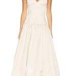 LPA Revolve Kaia Bubble Hem Midi Dress Photo 0