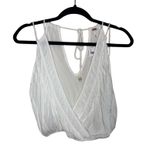 Free People  Angie Crop Tank - Ivory L Photo 2