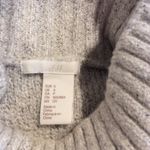 H&M neutral loose turtleneck womens sweater dress tunic Small S Photo 5