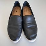 Birdies  The Swift Black Leather Slip On Sneakers Photo 1