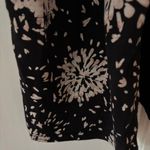 Pact Floral Organic Cotton Kimono Size XS/S Black Cream Pink Peach Floral Blooms Photo 2