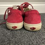 Palladium  Red Suede Sneakers Size 9 Comfy Womens Photo 2
