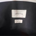 Wilfred Aritzia  Free Black Button Down Cotton Blouse Size Small Career Wear Work Photo 2