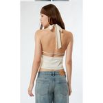 LA Hearts L.A. Hearts Cream Corset Top Size Medium NWT Photo 1