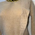 PWR Exclusively Rare Vintage Lambswool Angora blend sweater S Made in Hong Kong Tan Photo 6