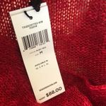 BCBGeneration NWT TWIST FRONT CROPPED SWEATER SIZE M RED Photo 3