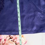 Anthropologie 🍁 Purple Floral Silk Blouse Photo 5