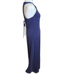 Maeve Anthropologie  Melanie Purple Knit Maxi Dress Size S Small Lace Back Photo 5