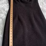 Connected Apparel  Textured Black Mini Dress Photo 6