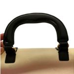 Raoul cross grain black cream contrast top handle crossbody bag Photo 3