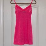 Victoria's Secret Victoria’s Secret Hot Pink Lace Chemise Slip Size Medium Photo 3