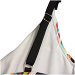 Apt. 9 NWT  Batik Halter Tankini Top Multicolor Tropical Ruched Size 2X New Photo 3