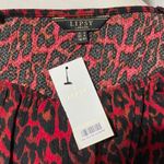 Lipsy London New Lipsy Animal Print Square Neck Mutton Long Sleeve Mini Dress Red Size 8 Photo 13
