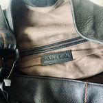 Sabrina Scala Leather Satchel Bag Black Photo 6