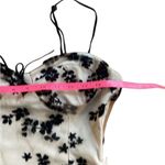 ZARA  Velvet Floral corset crop bustier corset style top medium tan and black Photo 4