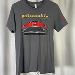 Bella Canvas  Medium Milwaukie Cruise-In Tee Shirt Retro Drive In Vintage Car Photo 0