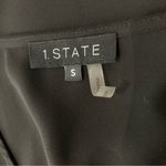 1. State  Blouse Small Black Ruffle Long Sleeve Workwear Preppy‎ Chic Photo 5