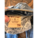 Big star Casey Low Rise Capri Jeans Women 28 Western Cowgirl Y2K Grunge Preppy Photo 7
