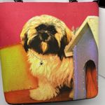 Bedazzled Dog Tote‎ Bag Puppy Purse 8" Handbag Photo 2