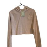 Divided New H &M Tan lounge wear Cropped Hoodie Photo 0