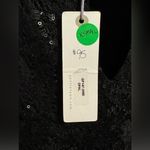 NWT GF Collection Black Floral Dress Shirt Keyhole Back with Sequins Size XS Photo 6