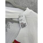 Power Rangers Women's Blouse Cut Out Front Short Sleeve Size 1X White Graphic T Photo 7