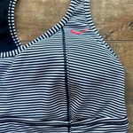 Nike Athletic Sleeveless Racerback Striped Workout Tank Top Size Large Photo 2