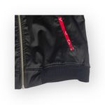 Lauren Moshi HTF: new  ᨎ Trishelle Bandana Lip Satin Bomber Jacket ᨎ Black Large Photo 9