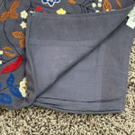 Umgee ‎ Skirt Multi ColorEmbroidered Birds Floral Lined PomPom Women's Sz S Photo 3