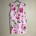 EXPRESS  Floral Romper Women Sz. XL/16-18 NWT Embellishment sequin Flowers Photo 6